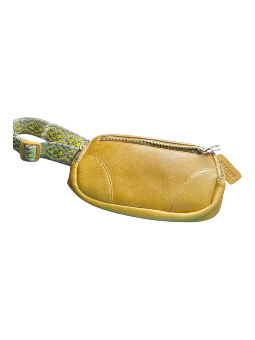 NWOT HKCLUF Yellow Belt Bag Crossbody